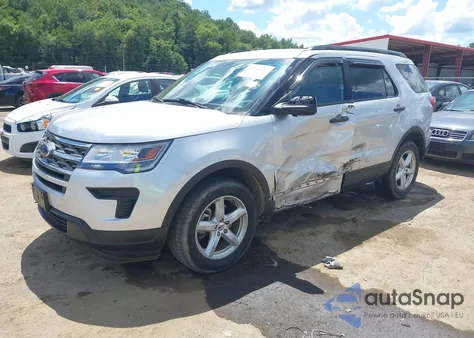 2018 Ford Explorer from USA, damaged, VIN 1FM5K8B89JGC39889